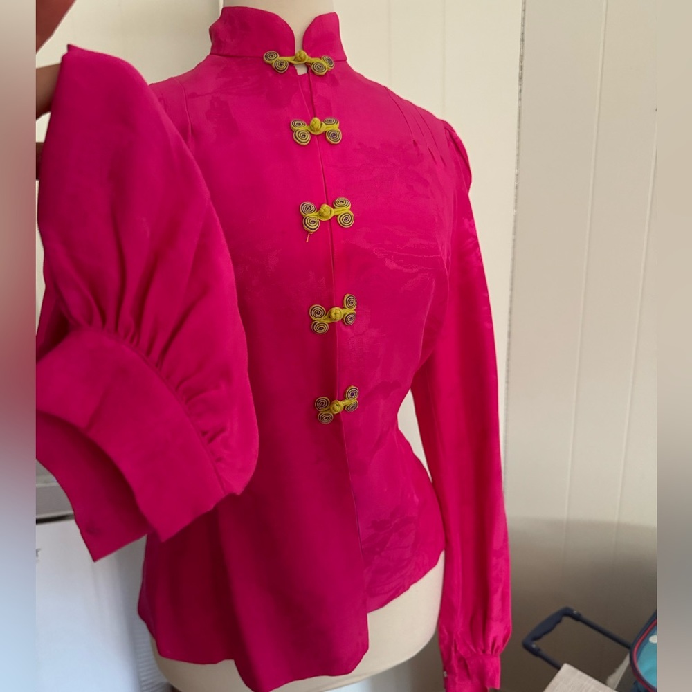 1940s silk pajama 5 piece set from Gump’s San Francisco - Picture 5 of 5